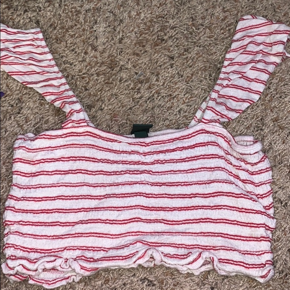 off the shoulder crop top
